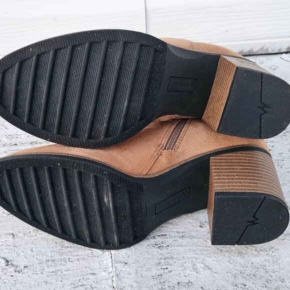 White Mountain Women Boots High Top Textile Upper Shoes Vegan Size 9M - Picture 3 of 11